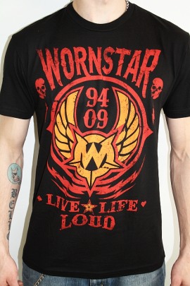 Wornstar Shirt Live Life Loud