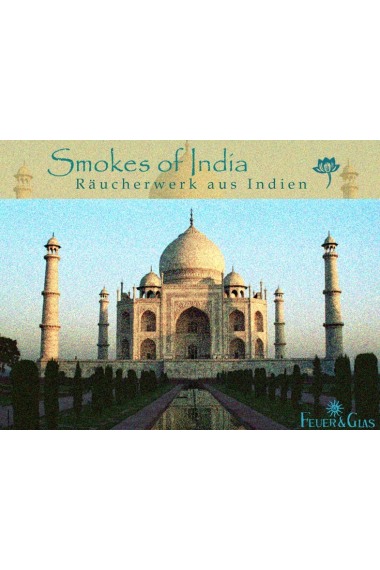 Räucherkasten Smokes of  India Feuer und Glas