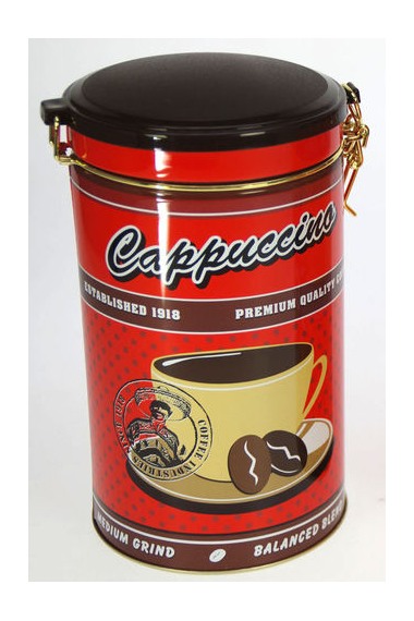 KAFFEEDOSE CAPPUCINO ROT 500g