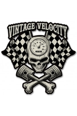 Metallschild Vintage Velocity