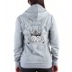 Headrush Zip-Hoody The Violent Heart Grau