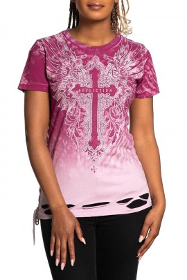 Affliction Shirt Sacred Wish Wings
