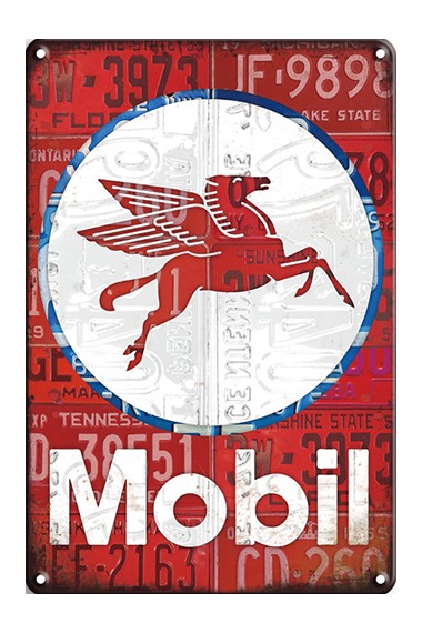 Blechschild Mobil