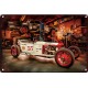 Blechschild Hot Road Garage