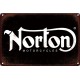 Blechschild Norton