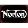 Blechschild Norton
