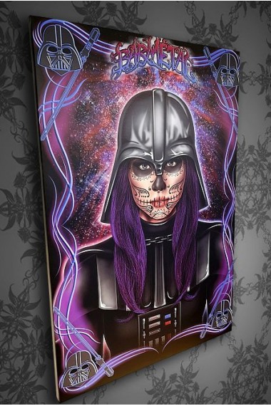 Barmetal Leinwand Darth Vader 60x90 CM