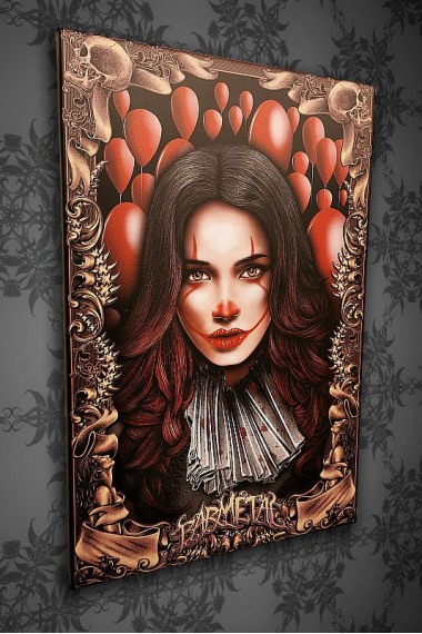 Barmetal Leinwand Pennywise 60x90 CM