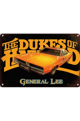 Blechschild the Dukes Of Hazzard General Lee