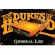 Blechschild the Dukes Of Hazzard General Lee