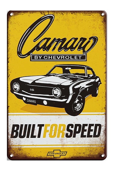Blechschild Camaro
