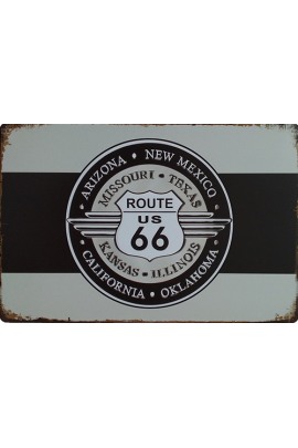 Blechschild Route 66 Arizona