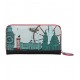 Vendula London London Cats and Corgis Large Ziparound Wallet