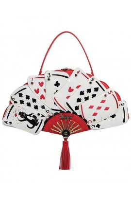 Vendula London House of Cards Magic Shop Fan Bag