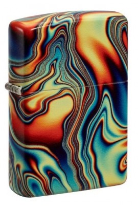 Zippo Colorful Swirl Pattern