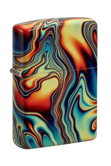 Zippo Colorful Swirl Pattern