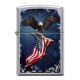 Zippo Eagle US Flag Design