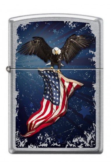 Zippo Eagle US Flag Design