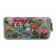 Vendula London Fairy Village Large Ziparound Crossbody Wallet