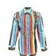 Rockmount Ranch Wear Frauen Hemd Serape Boho Cascading Embroidery