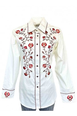 Rockmount Ranch Wear Frauen Hemd Ornate Thistle 7793
