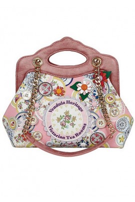 Vendula London Vendula Heritage Victorian tea Rooms Ornate Handle Bubble Bag