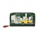 Vendula London New York City Cats and Corgis Large Ziparound Wallet
