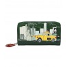 Vendula London New York City Cats and Corgis Large Ziparound Wallet
