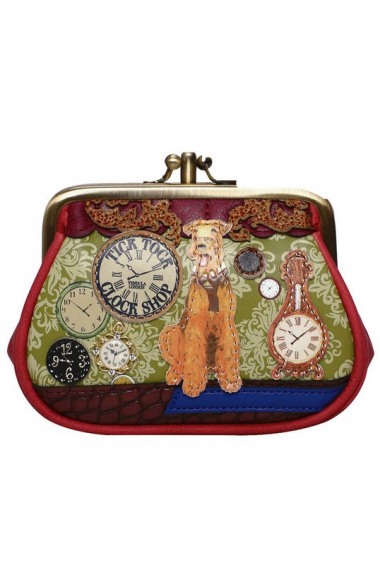 Vendula London Tick Tock Shop Clipper Coin Purse