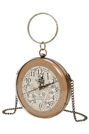 Vendula London Tick Tock Shop Pocket Watch Bag