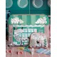 Vendula london Bubble Cat Laundromat Floding Shopper and Purse