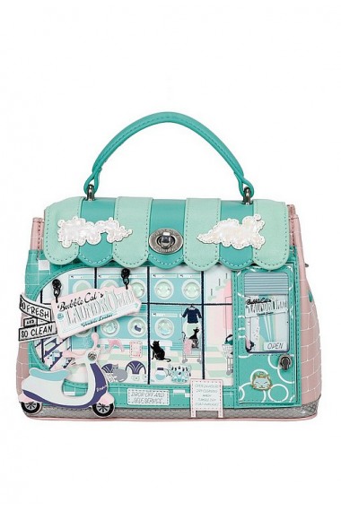 Vendula london Bubble Cat Laundromat Mini Grace Bag