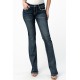 Grace in LA Jeans Cowhead EBS395