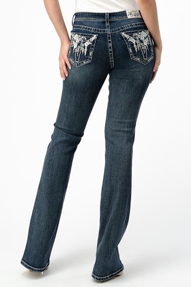 Grace in LA Jeans Cowhead EBS395