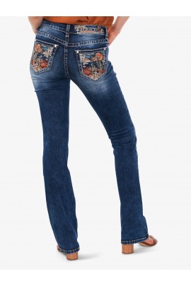 Grace in LA Jeans Cacus Col Emb EB61591