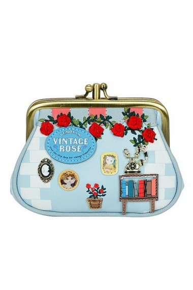 Vendula London Vendula Vintage Rose Clipper Coin Purse