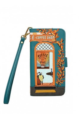 Vendula London Sugar and Spice Coffee Shop Universal Flip Phone Case