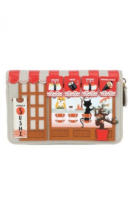 Vendula London Vendula Sushi Grey Edition Medium Ziparound Wallet