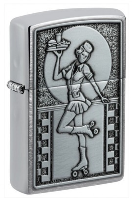 Zippo 48904 Roller Waitress Emblem