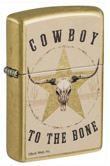 Zippo 48937 Buck Wear Cowboy To The Bone
