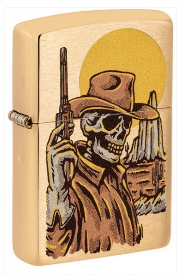 Zippo 48519 Cowboy Skull Design