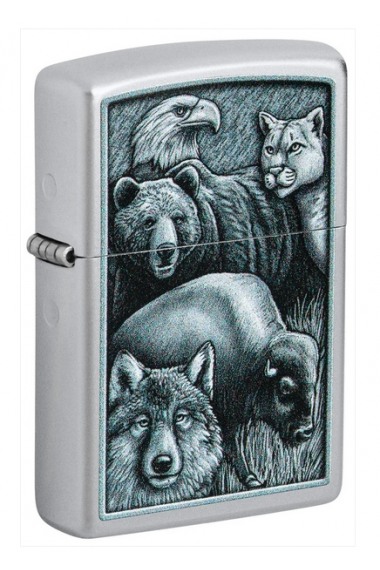 Zippo 46237 Fierce Animals Design