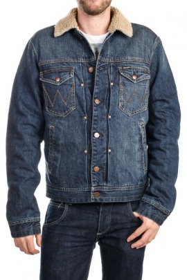 Wrangler W449-D1-096 Denimjacke gefüttert