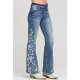 Grace in LA Jeans Floral Emb HL52068