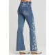 Grace in LA Jeans Floral Emb HL52068