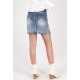 Grace in LA Jeans Rock mit Blumen  JKW51914