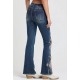 Grace in LA Jeans Floral Emboride HL52007