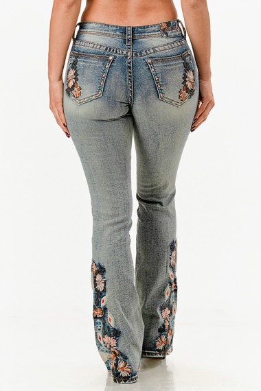 Grace in LA Jeans Floral Maya ELS841