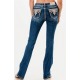 Grace in LA Jeans Steer Head EB51993