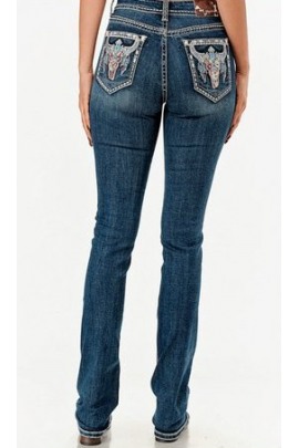 Grace in LA Jeans Steer Head EB61929